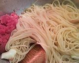 大好きな明太子パスタ♡作り方3写真