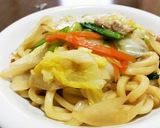 間食【完食☆】カレーうどん作り方9写真