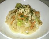 きつねとたぬきの焼きうどん作り方5写真
