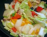 白菜と鶏ひき肉de中華風✿薬味炒め♥作り方3写真