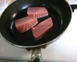 マグロステーキ！！おろしにんにくソースで作り方2写真