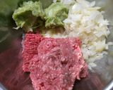 キャベツ入りハンバーグ♪手作りデミソース作り方5写真