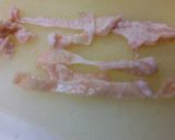 鶏皮でこってりキンピラ！作り方2写真