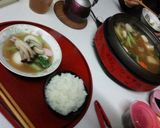 血管プラークダイエット食604（牡蠣鍋）作り方2写真