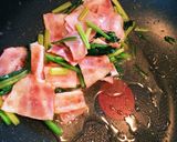 ベーコンとほうれん草のパスタver簡単作り方5写真