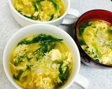 ツナ・水菜なチョイ辛卵スープ♪作り方6写真