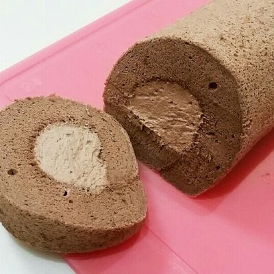 クリスマス❤シフォンのブッシュドノエル♪ by ときんときん
