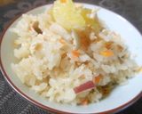 さつま芋の炊き込みご飯　簡単作り方3写真