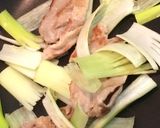 豚肉とネギのそうめん焼き☆作り方2写真