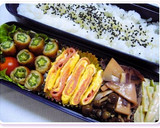 お☆さまオクラの肉巻きタレ焼きのお弁当作り方4写真