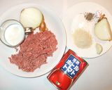 簡単！煮込みハンバーグ♪クリスマスの夕食作り方1写真