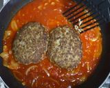 簡単！煮込みハンバーグ♪クリスマスの夕食作り方8写真