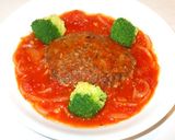 簡単！煮込みハンバーグ♪クリスマスの夕食作り方9写真