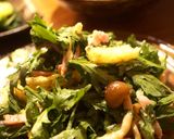バター醤油香る*簡単春菊ときのこの酒蒸し作り方5写真