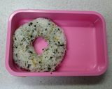 クリスマスリース弁当作り方1写真