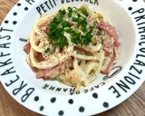 簡単♡節約♡冷凍うどんでカルボナーラ風♡作り方9写真