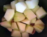 炊飯器で冬瓜と手羽の炊き物作り方3写真