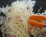 青パパイヤのカルボナーラ作り方4写真