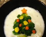 ヨーグルトアート☆ツリー作り方4写真