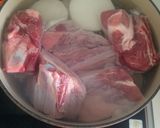 簡単に料亭の味！スペアリブと大根の煮物☆作り方3写真