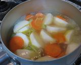 かぶのミルク煮☆かぶの葉も一緒にね作り方4写真