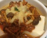 ひき肉ときのこのケチャップ炒め～豆腐～作り方5写真