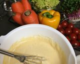 フライパンでりんごのココナッツパンケーキ作り方1写真