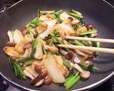 かぶと小松菜の美味しい味噌炒め♡作り方2写真