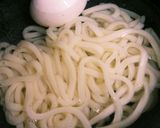 とろ～り卵の梅おかかうどん♪作り方1写真