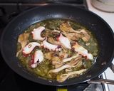 和風*ぺペロンチーノ風パスタ〜生姜風味作り方13写真