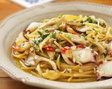 和風*ぺペロンチーノ風パスタ〜生姜風味作り方15写真