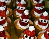 クリスマス❤いちごサンタのカップケーキ♪作り方9写真