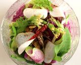 紫白菜(白菜)とスプラウトのおかかサラダ作り方12写真