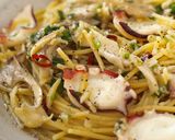 和風*ぺペロンチーノ風パスタ〜生姜風味作り方16写真