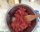 卵なし！肉汁あふれるハンバーグ。作り方3写真