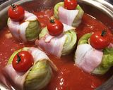 ベーコン巻きロールキャベツ＊トマトソース作り方11写真