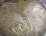 しば漬け&じゃこの焼き稲庭うどん♪作り方2写真