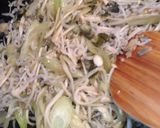 しば漬け&じゃこの焼き稲庭うどん♪作り方4写真