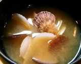 ホタテ雅貝の味噌汁作り方5写真