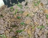 なめ茸で簡単♪肉あんかけチャーハン作り方6写真