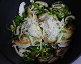 メカジキと野菜のチーズ酒蒸し作り方5写真