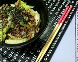 簡単白菜とひき肉の中華丼作り方4写真