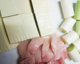 簡単！生メカジキDEねぎま風湯豆腐♪作り方1写真