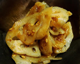 実家で食べた懐かしの 蓮根のごま油炒め作り方5写真