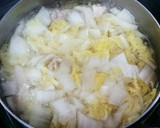 ばーちゃん白だし簡単白菜と豚三枚肉煮付け作り方3写真