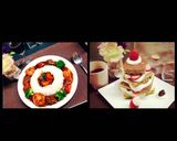 クリスマス＊しっとりホットケーキツリー作り方6写真