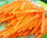 人参と砂肝の中華炒め作り方1写真