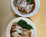 とろとろ絶品煮豚の餡かけ白髪ねぎ添え作り方13写真