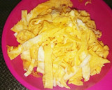 ﾎｯﾄﾌﾟﾚｰﾄde普通の蕎麦で瓦蕎麦作り方4写真
