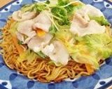 ヘルシー！ノンメタポークあんかけ焼きそば作り方7写真